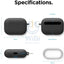 Elago AirPods Pro Liquid Hybrid Hang Case - Black Accessories > Mobiles & Tablets