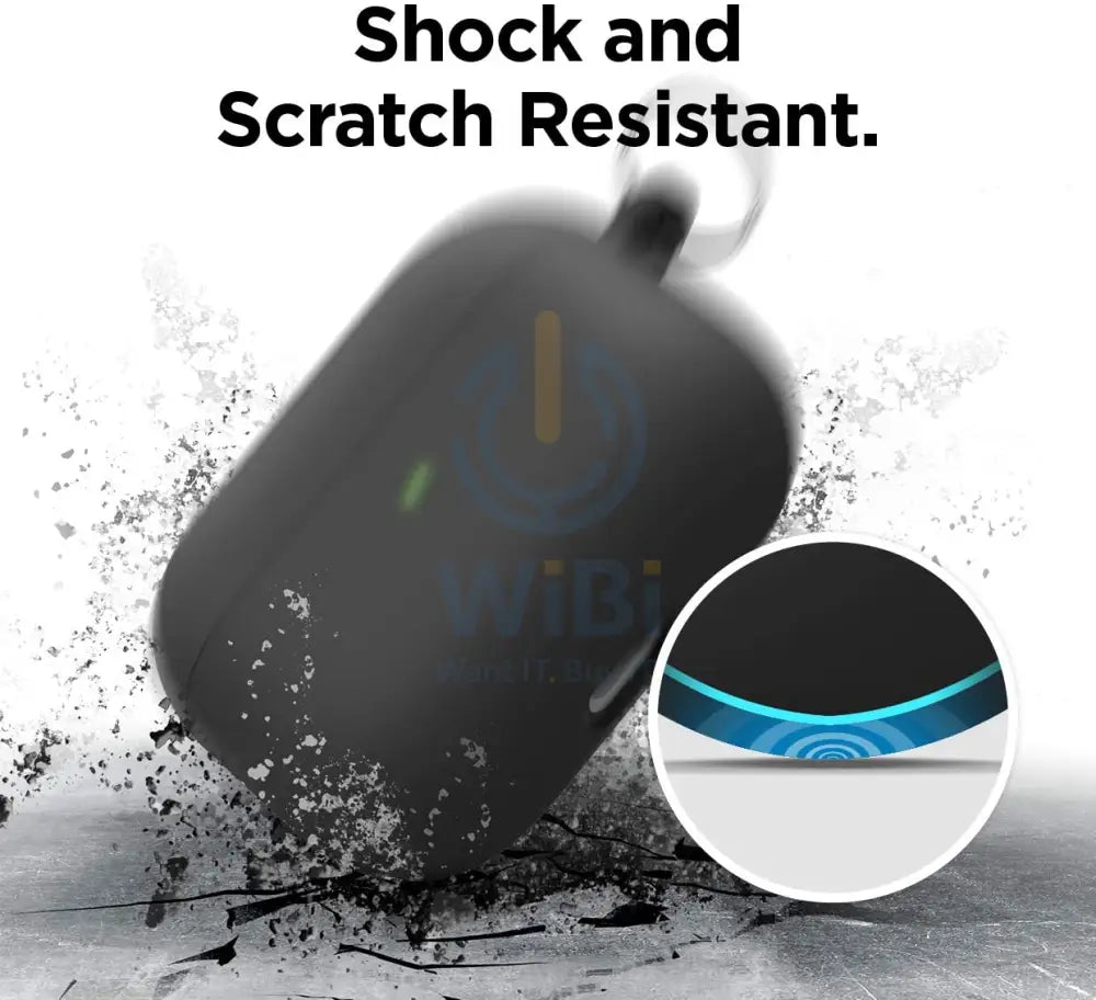 Elago AirPods Pro Liquid Hybrid Hang Case - Black Accessories > Mobiles & Tablets