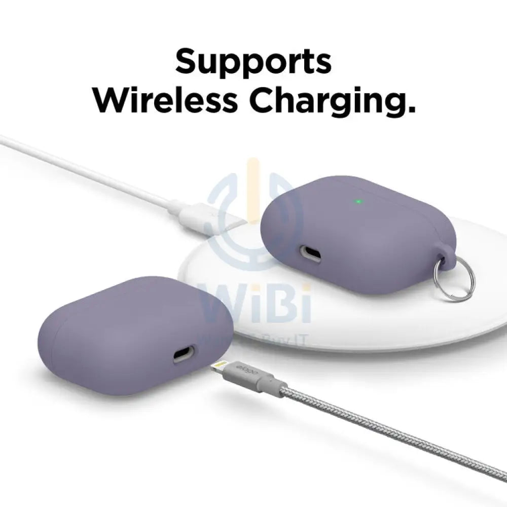 Elago AirPods Pro Liquid Hybrid Hang Case - Lavender Gray Accessories > Mobiles & Tablets