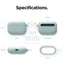 Elago AirPods Pro Liquid Hybrid Hang Case - Mint Accessories > Mobiles & Tablets