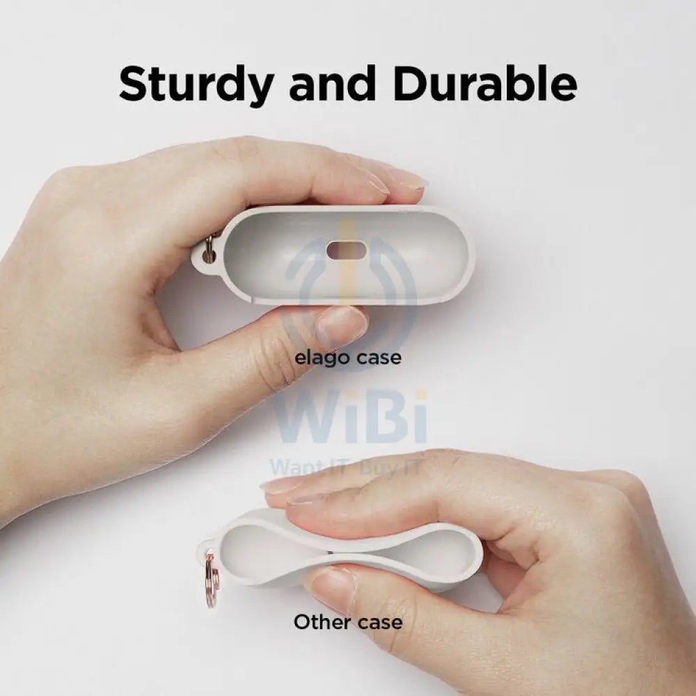 Elago AirPods Pro Liquid Hybrid Hang Case - Stone Accessories > Mobiles & Tablets
