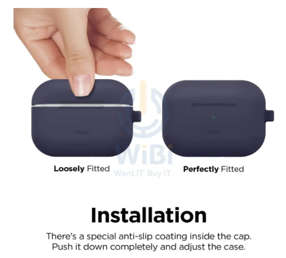Elago AirPods Pro Original Hang Case - Jean Indigo Accessories > Mobiles & Tablets > Mobiles