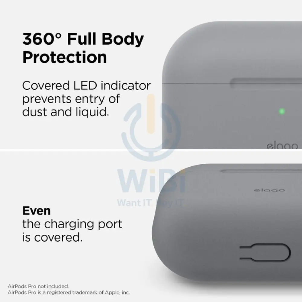 Elago AirPods Pro Original Hang Case - Medium Gray Accessories > Mobiles & Tablets > Mobiles