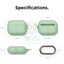 Elago AirPods Pro Original Hang Case - Pastel Green Accessories > Mobiles & Tablets > Mobiles