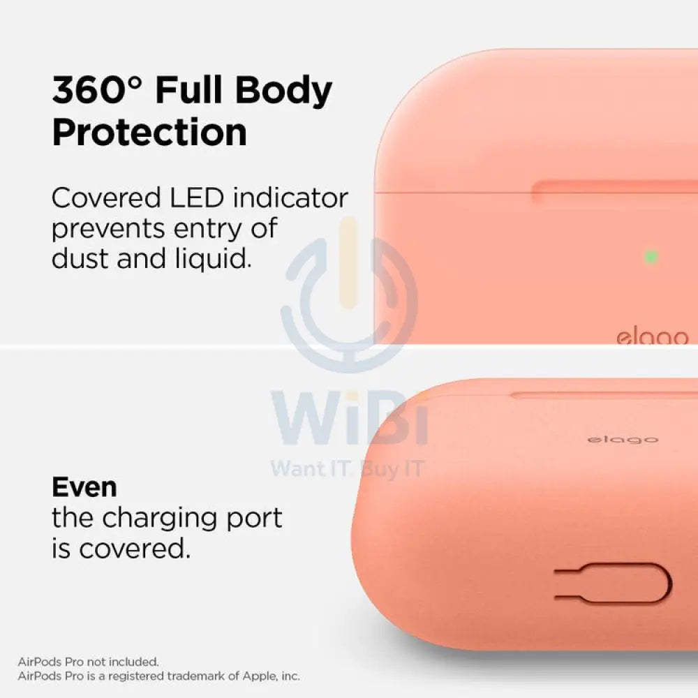 Elago AirPods Pro Original Hang Case - Peach Accessories > Mobiles & Tablets > Mobiles