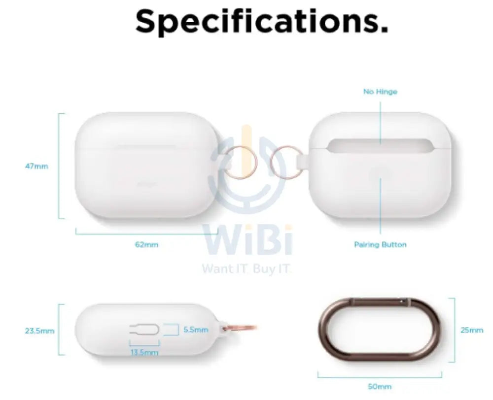 Elago AirPods Pro Slim Hang Case - Nightglow Blue Accessories > Mobiles & Tablets > Mobiles