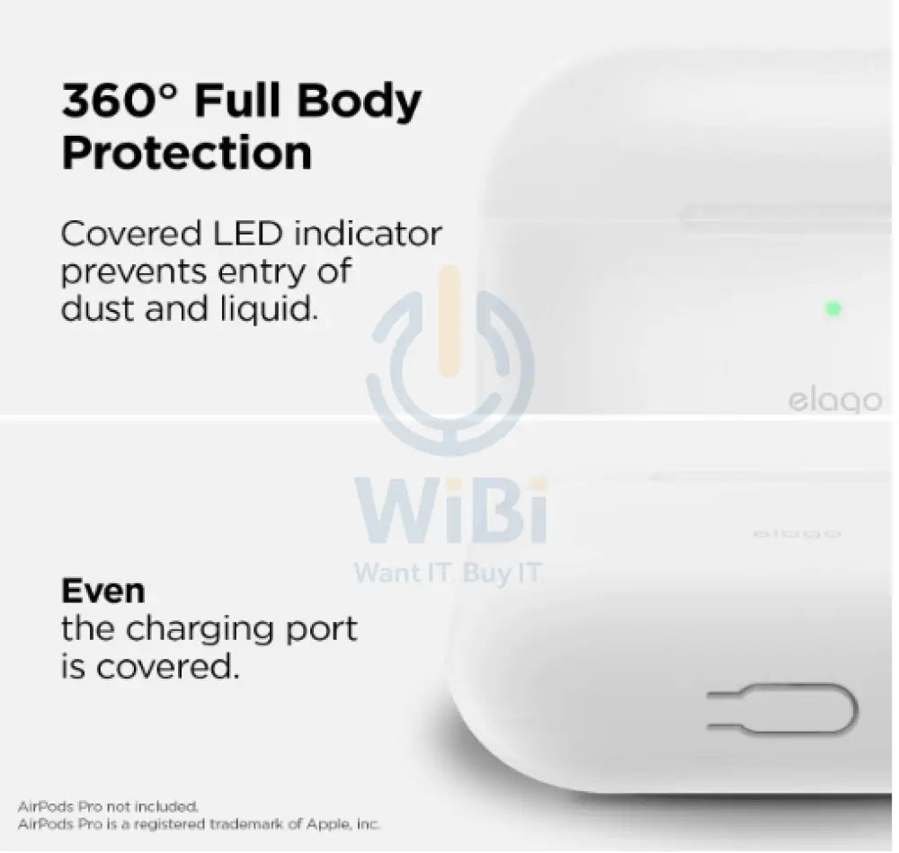 Elago AirPods Pro Slim Hang Case - Nightglow Blue Accessories > Mobiles & Tablets > Mobiles