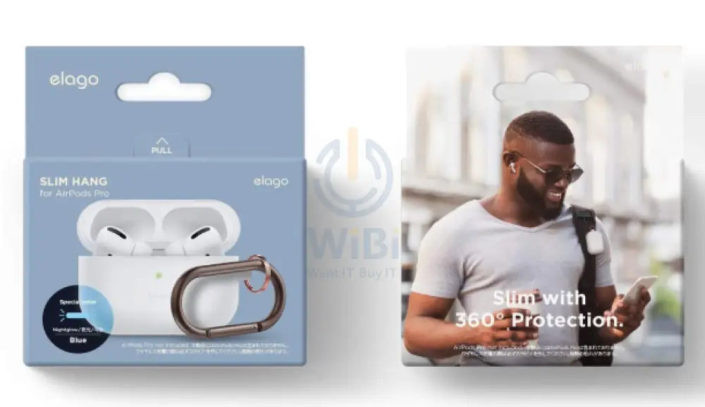 Elago AirPods Pro Slim Hang Case - Nightglow Blue Accessories > Mobiles & Tablets > Mobiles