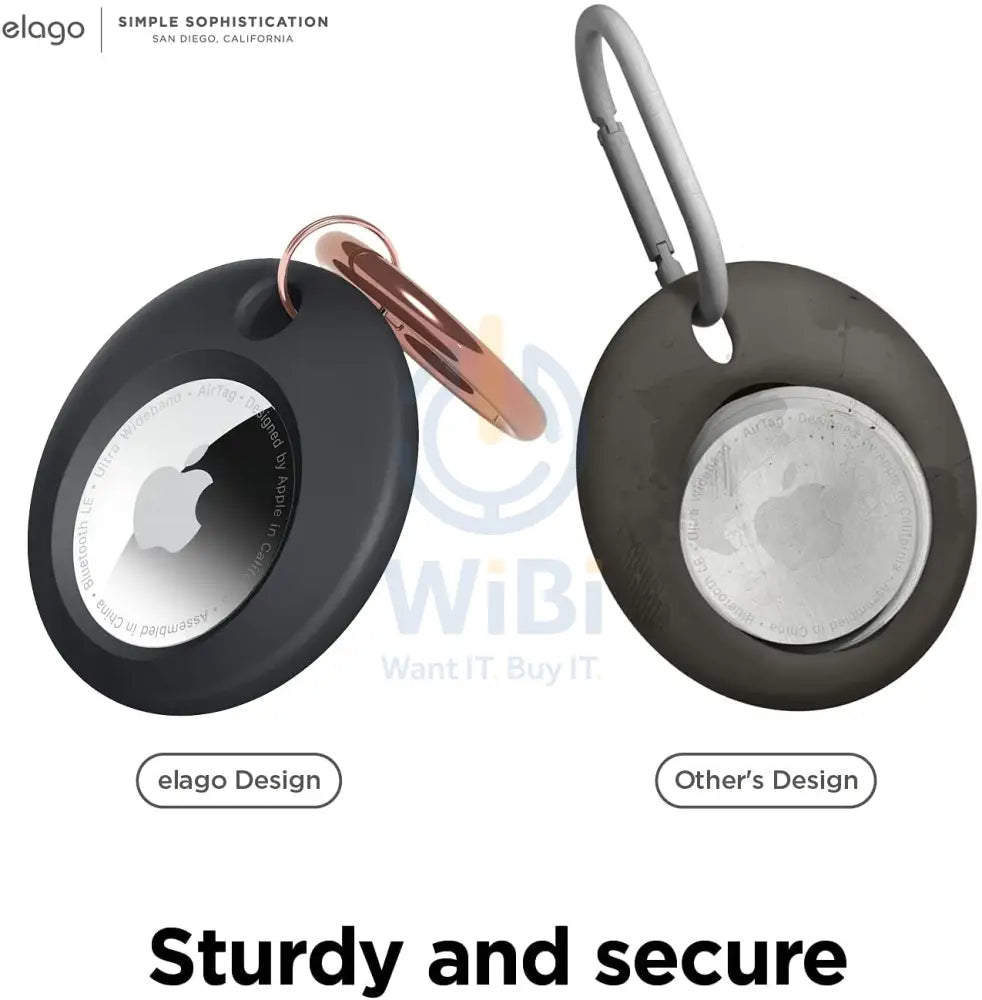 Elago AirTag Basic Case - Black Accessories > Mobiles & Tablets