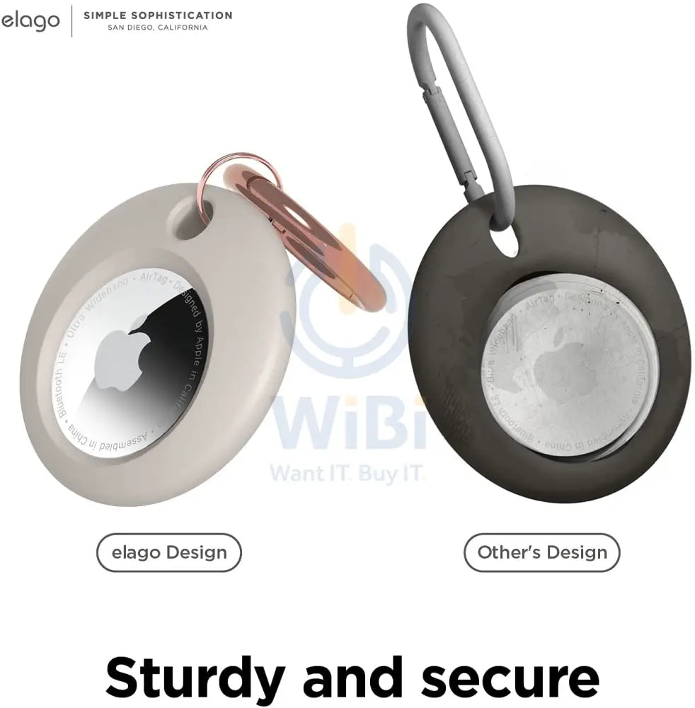 Elago AirTag Basic Case - Stone Accessories > Mobiles & Tablets