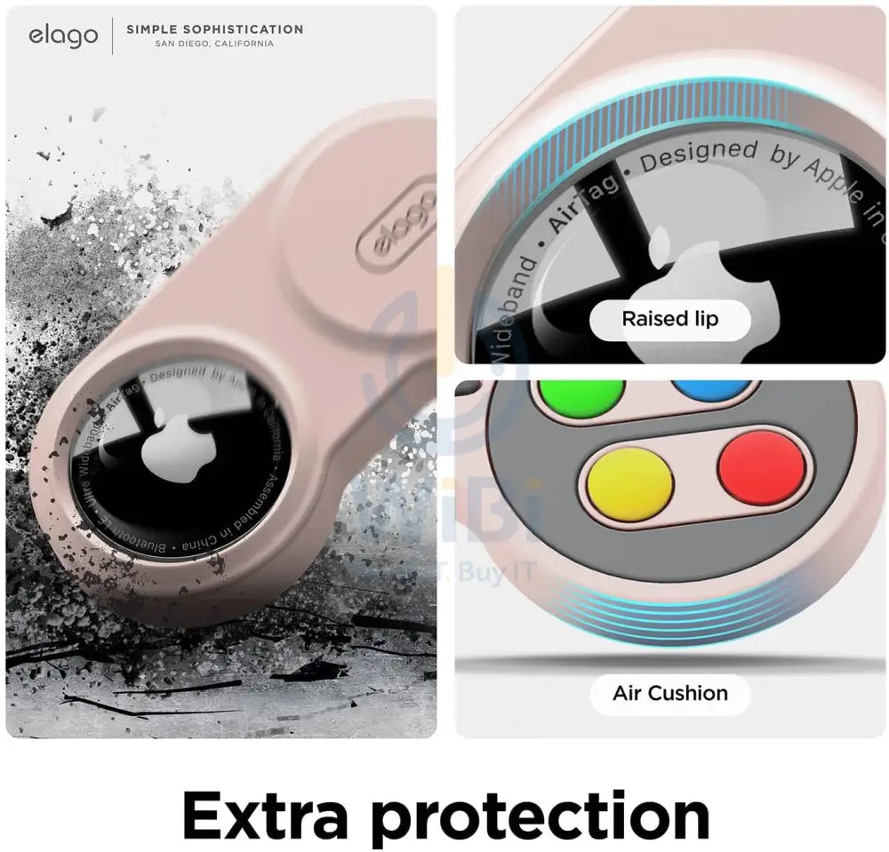 Elago Apple AirTag W5 Case - Sand Pink Accessories > Mobiles & Tablets