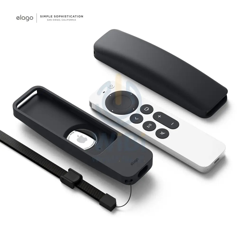 Elago Apple TV Siri Remote R5 2021 Case (AirTag Compatible) - Black Accessories > Mobiles & Tablets