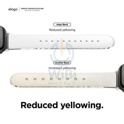 Elago Apple Watch 41mm/40mm TPU Band - Clear - Clear Accessories > Smart Watches