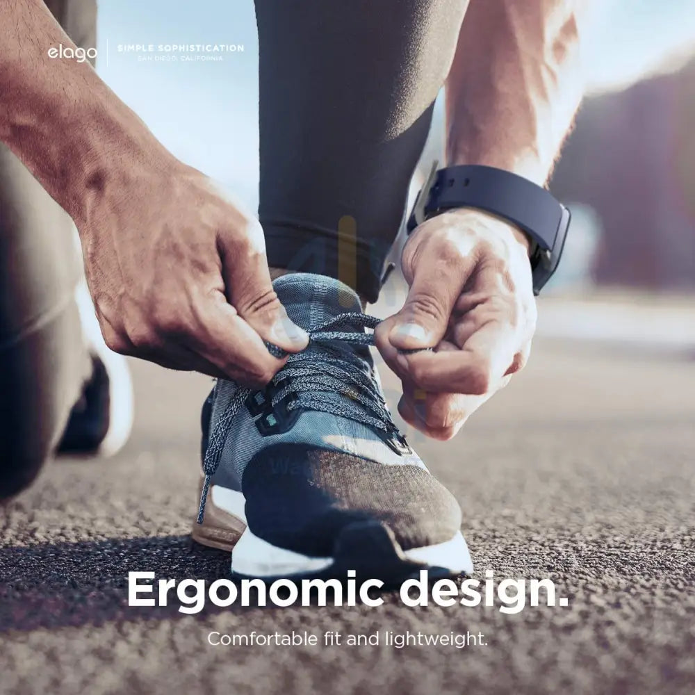 Elago Apple Watch 45/44/42mm/Ultra Premium Fluoro Rubber Strap - Jean Indigo Accessories > Smart Watches