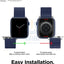 Elago Apple Watch 45/44/42mm/Ultra Premium Fluoro Rubber Strap - Jean Indigo Accessories > Smart Watches