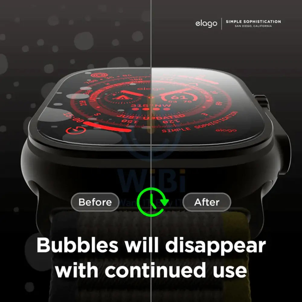 Elago Apple Watch Ultra Tempered Glass Screen Protector - Clear Accessories > Smart Watches