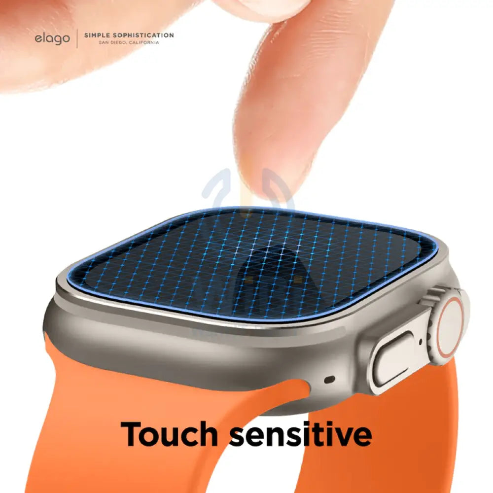 Elago Apple Watch Ultra Tempered Glass Screen Protector - Clear Accessories > Smart Watches