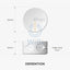Elago Cable Management Buttons (7 pieces) - White Accessories > Other Accessories