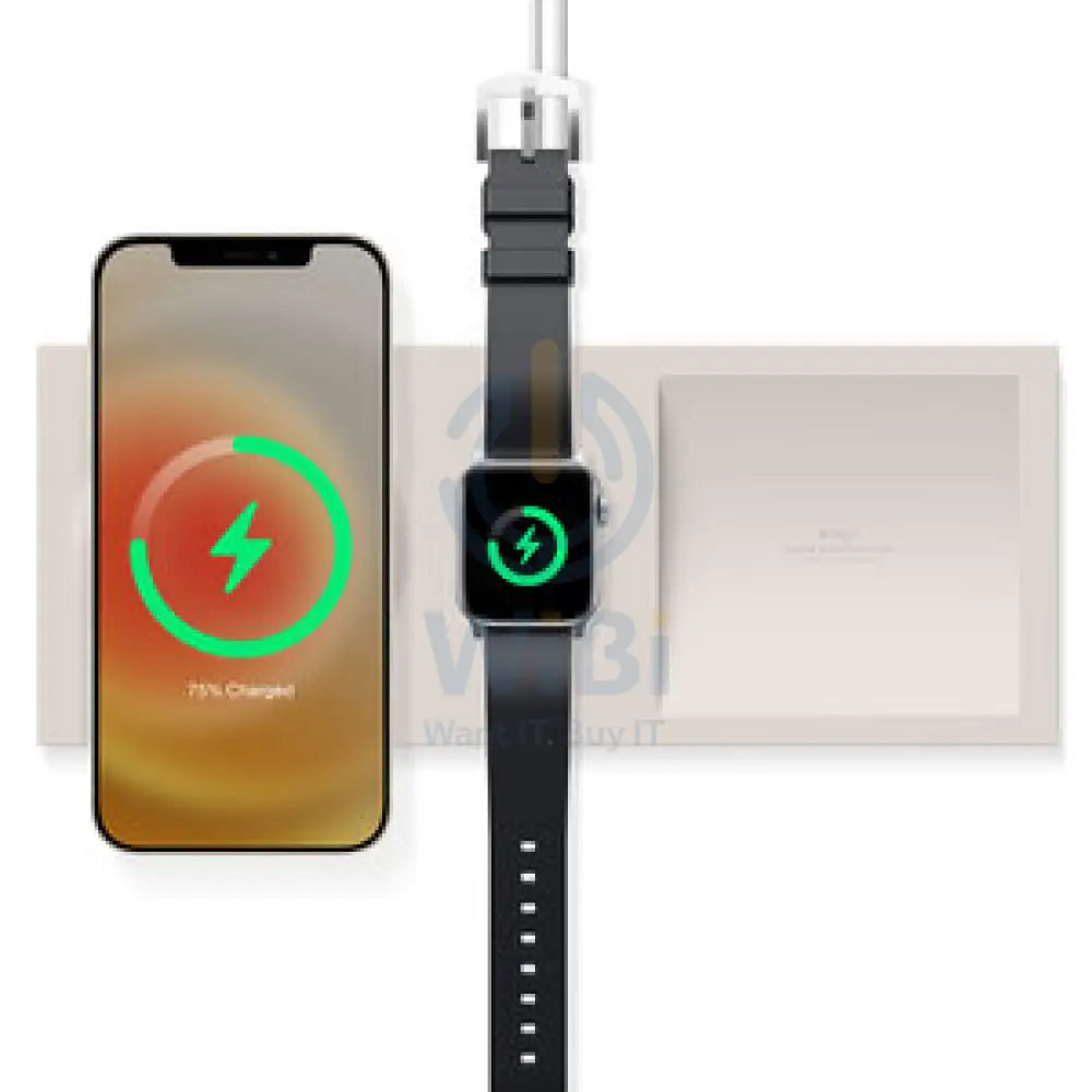 Elago Charging Tray Duo for Magsafe and Apple Watch - Stone Accessories > Power Adapters