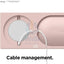 Elago Charging Tray for MagSafe - Sand Pink Accessories > Mobiles & Tablets > Mobiles > Mobile Holder / Stands