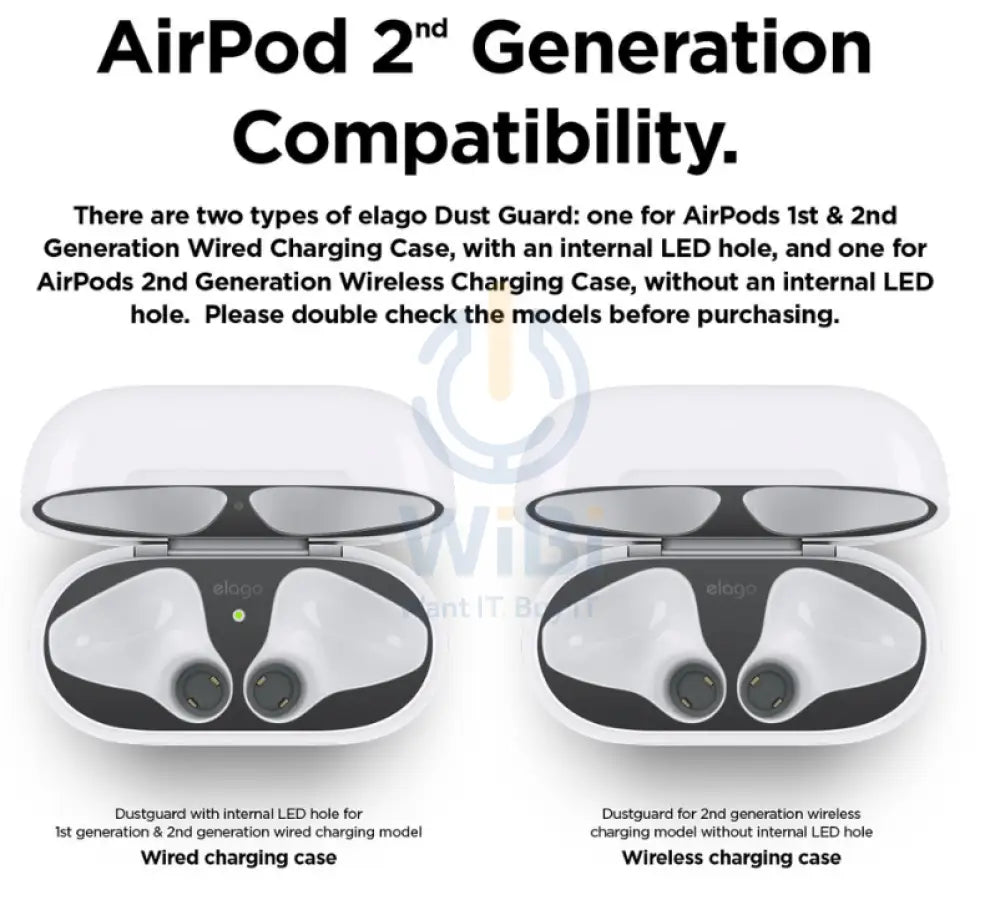 إلاجو الغبار  حافظة  ابل ايربودز & 2 / Matt Dark رمادي  Pack Of 2 اكسسوارات  هواتف  تابلت