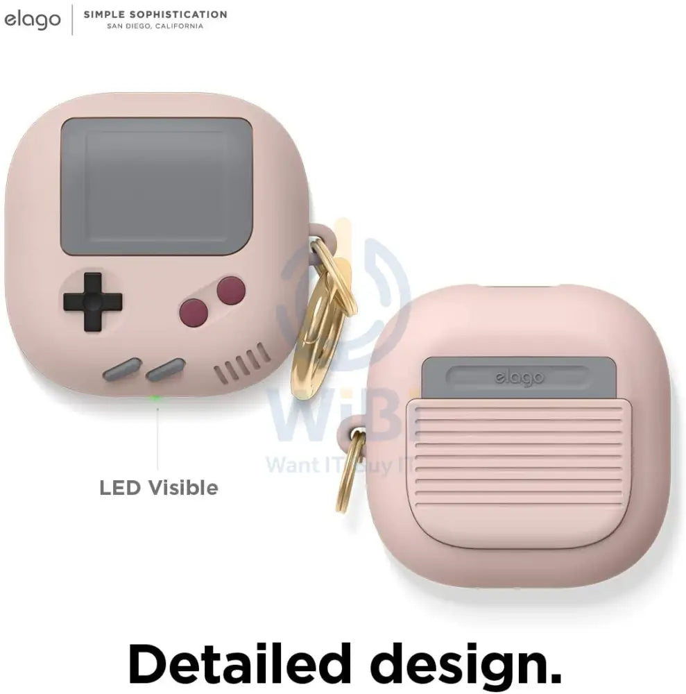 Elago Galaxy Buds Live / Buds Pro / Buds 2 GB5 Case GameBoy - Sand Pink Accessories > Mobiles & Tablets > Tablets