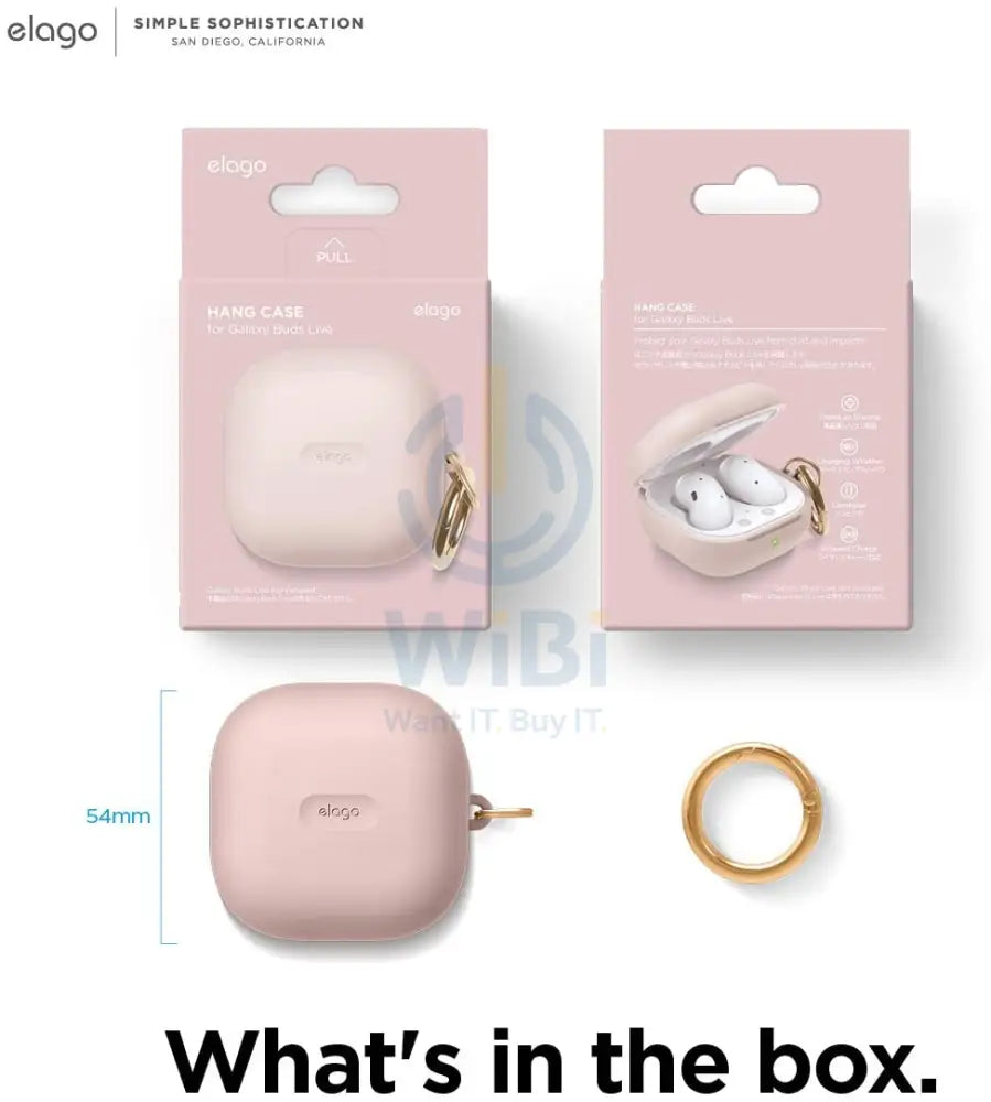 إلاجو جالكسي بودز بث  بودز برو  بودز  حافظة  سيليكون حافظة  اللون الوردي  رملاكسسوارات  هواتف  تابلت  تابلت