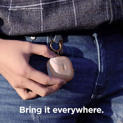 Elago Galaxy Buds Live / Buds Pro / Buds 2 Silicone Hang Case - Sand Pink Accessories > Mobiles & Tablets > Tablets