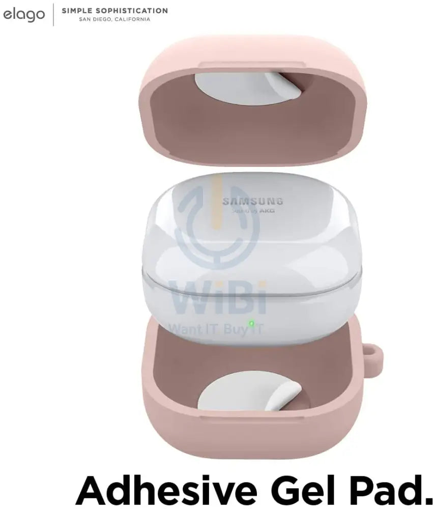 إلاجو جالكسي بودز بث  بودز برو  بودز  حافظة  سيليكون حافظة  اللون الوردي  رملاكسسوارات  هواتف  تابلت  تابلت