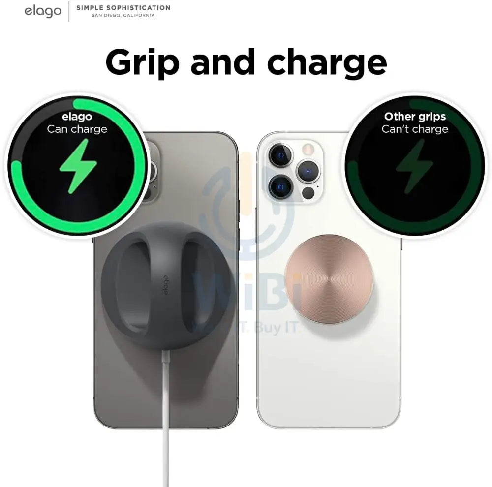 Elago Grip Stand for Magsafe - Dark Grey Accessories > Mobiles & Tablets > Mobiles > Mobile Holder / Stands