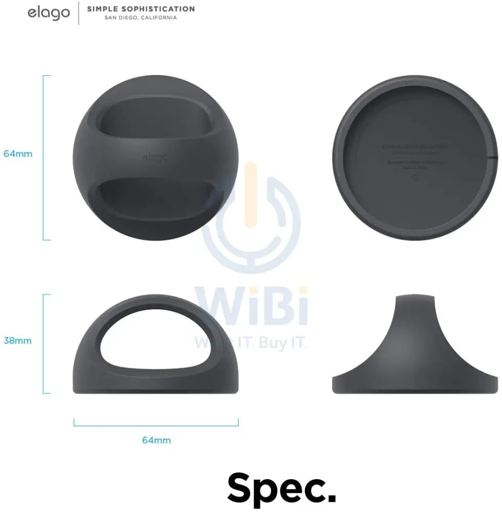 Elago Grip Stand for Magsafe - Dark Grey Accessories > Mobiles & Tablets > Mobiles > Mobile Holder / Stands