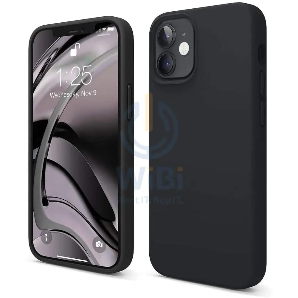 Elago iPhone 12 mini Liquid Silicone Case - Black Accessories > Mobiles & Tablets > Mobiles