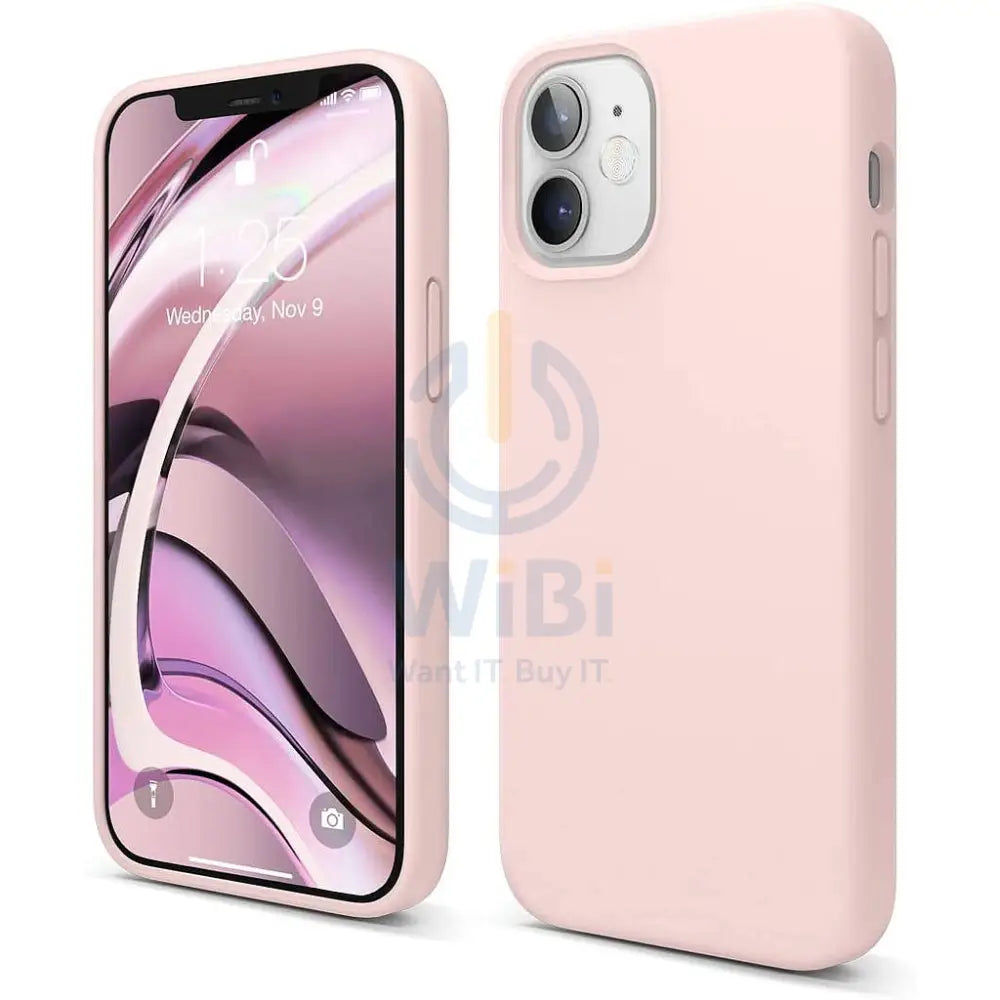 Elago iPhone 12 mini Liquid Silicone Case - Lovely pink Accessories > Mobiles & Tablets > Mobiles
