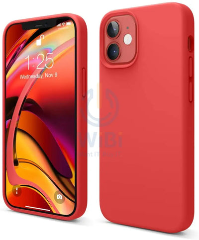 Elago iPhone 12 mini Liquid Silicone Case - Nectarine Accessories > Mobiles & Tablets > Mobiles > Screen Protectors &