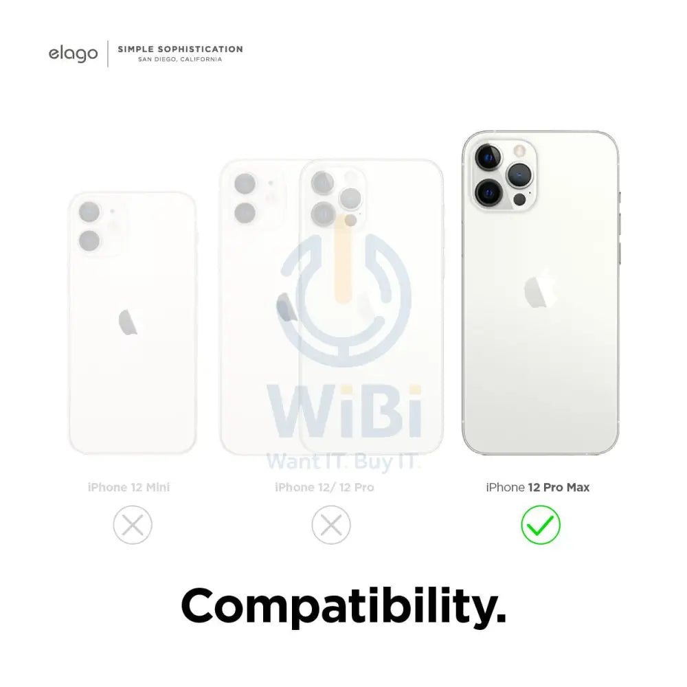 إلاجو ايفون 12 برو ماكس حافظة اكسسوارات > هواتف  تابلت > شاشة حماية وأغطية