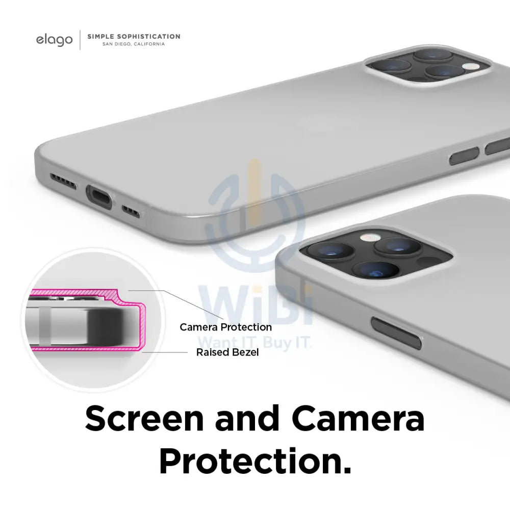 إلاجو ايفون 12 برو ماكس حافظة اكسسوارات > هواتف  تابلت > شاشة حماية وأغطية