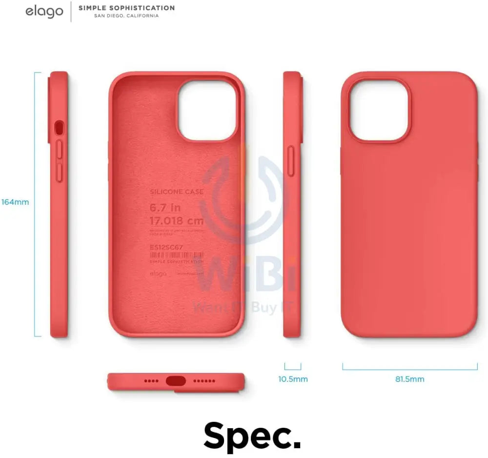 إلاجو ايفون  برو ماكس ليكويد  حافظة ليكويد  حافظة  أحمر اكسسوارات  هواتف  تابلت  هواتف  شاشة &