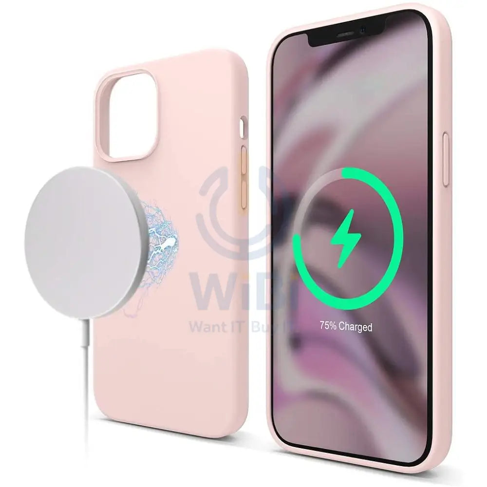 إلاجو ايفون  برو ماكس ماج سيف لين  حافظة لين  حافظة  اللون الوردي  جميلاكسسوارات  هواتف  تابلت  هواتف