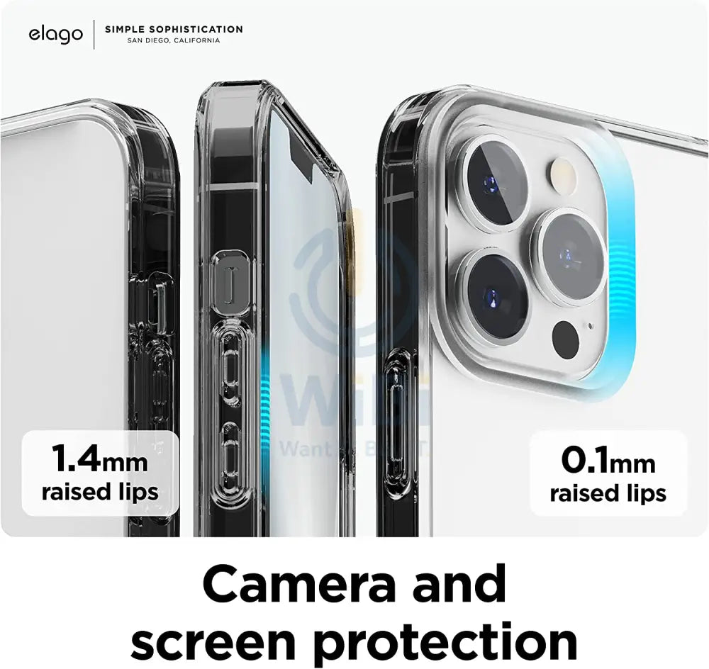 Elago iPhone 13 Pro Hybrid Case - Black Accessories > Mobiles & Tablets > Mobiles > Screen Protectors & Covers