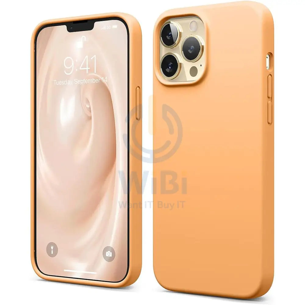 Elago iPhone 13 Pro Max / iPhone 12 Pro Max Soft Silicone Case - Orange Accessories > Mobiles & Tablets > Mobiles >