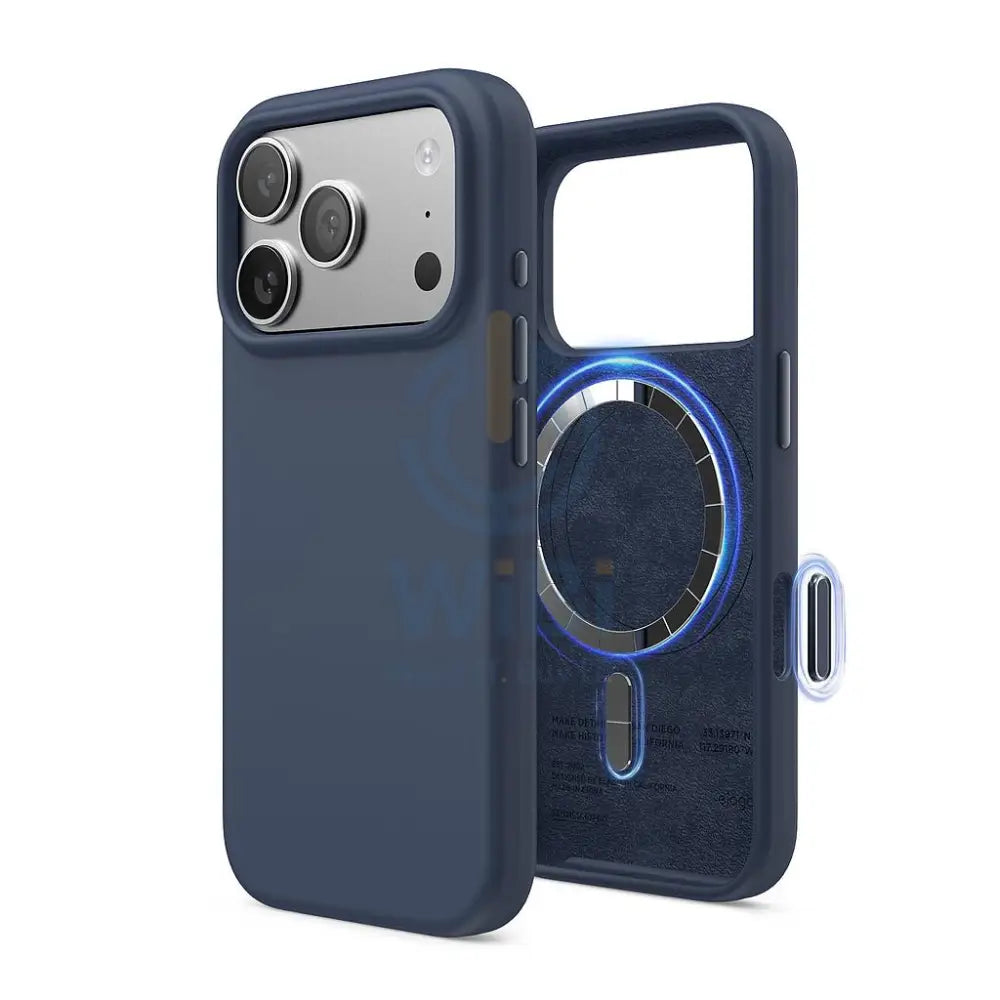 Elago iPhone 17 Pro Magnetic Silicone Case (Camera Control Key Included) - Jean Indigo Accessories > Mobiles & Tablets