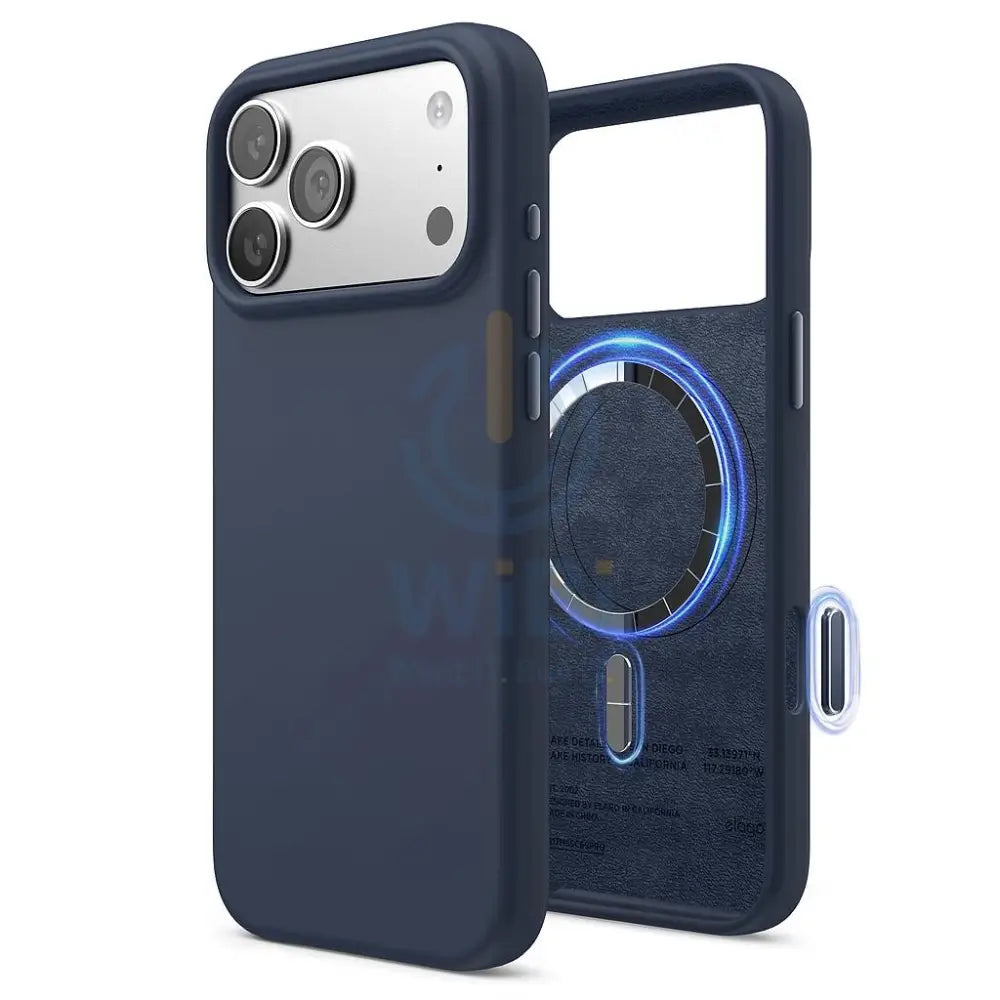 Elago iPhone 17 Pro Max Magnetic Silicone Case (Camera Control Key Included) - Black Accessories > Mobiles & Tablets >