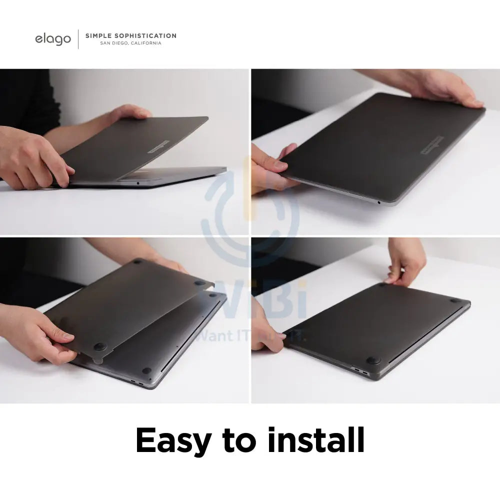 إلاجو ماك بوك اير 13'/ إم1 13'/ إم1(2019-) كور حافظة  داخلية - شفاف أبيض اكسسوارات >لابتوب اكسسوارات أخرى