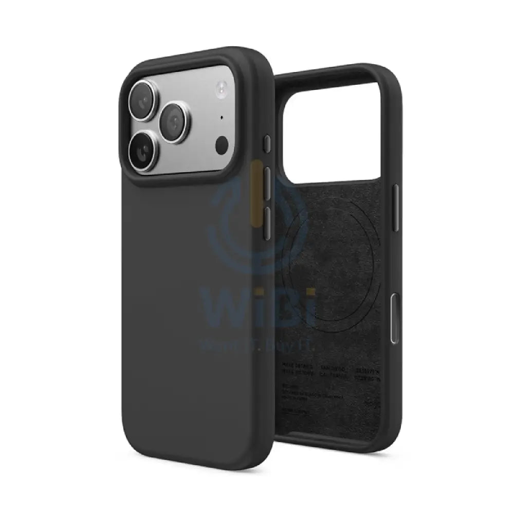 Elago Magnetic Silicone Case (Camera Control Key Included) For Apple iPhone 17 Pro - Black Accessories > Mobiles &