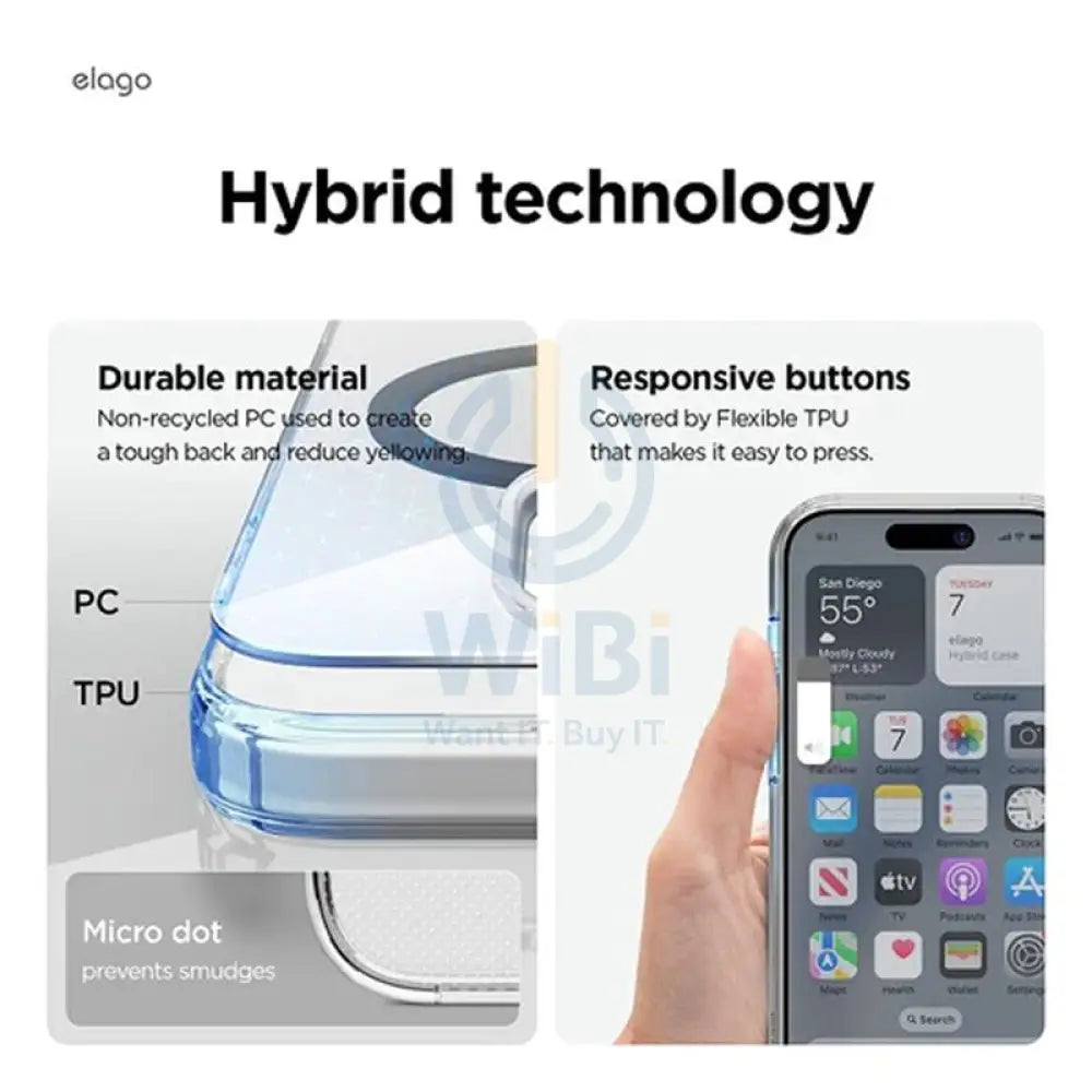 Elago MagSafe Magnetic Hybrid Case - Apple iPhone 15 Pro Max / Gray Accessories > Mobiles & Tablets > Mobiles > Covers