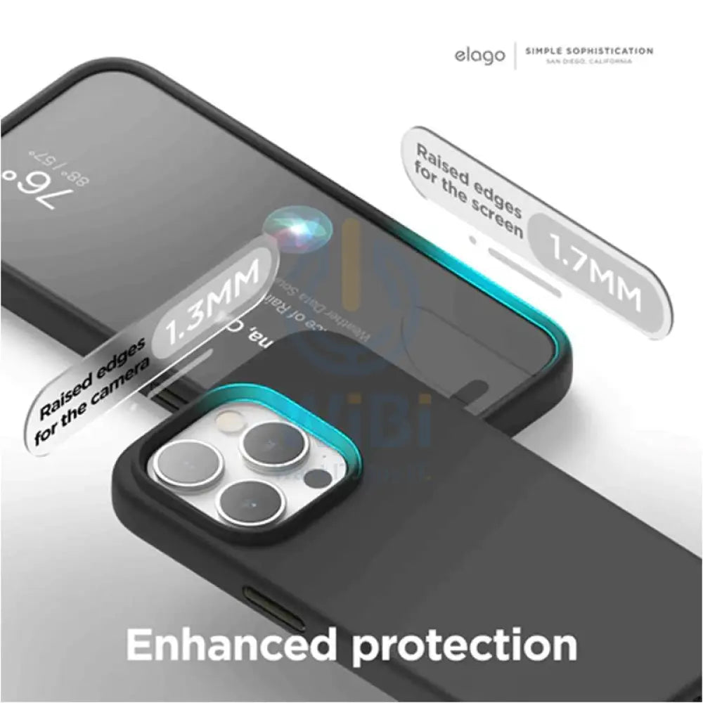 Elago MagSafe Magnetic Silicone Case - Apple iPhone 15 Pro Max / Black Accessories > Mobiles & Tablets > Mobiles >