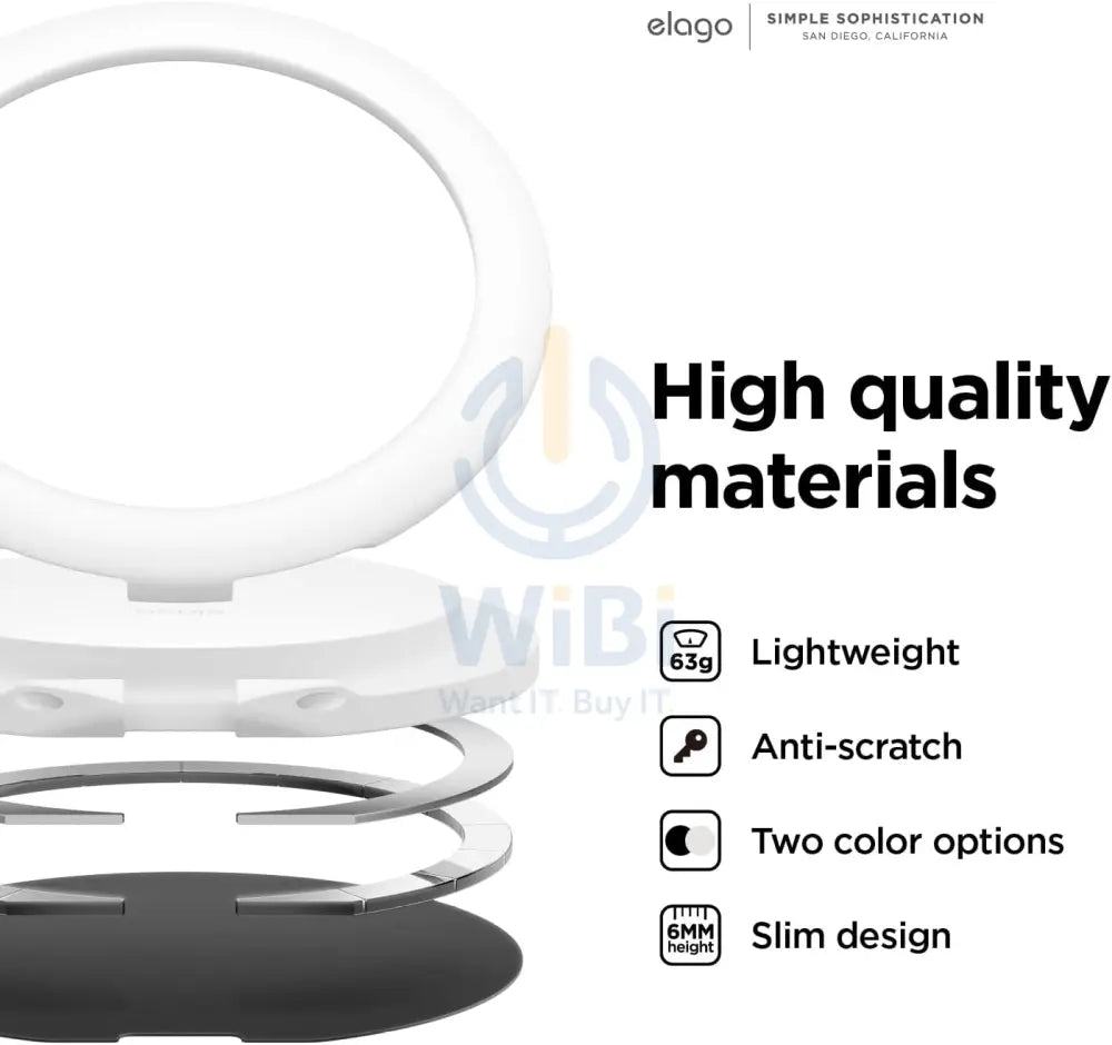 إلاجو ماج سيف حامل حلقةماج سيف - أبيض اكسسوارات  هواتف  تابلت  هواتف  هاتف / حوامل