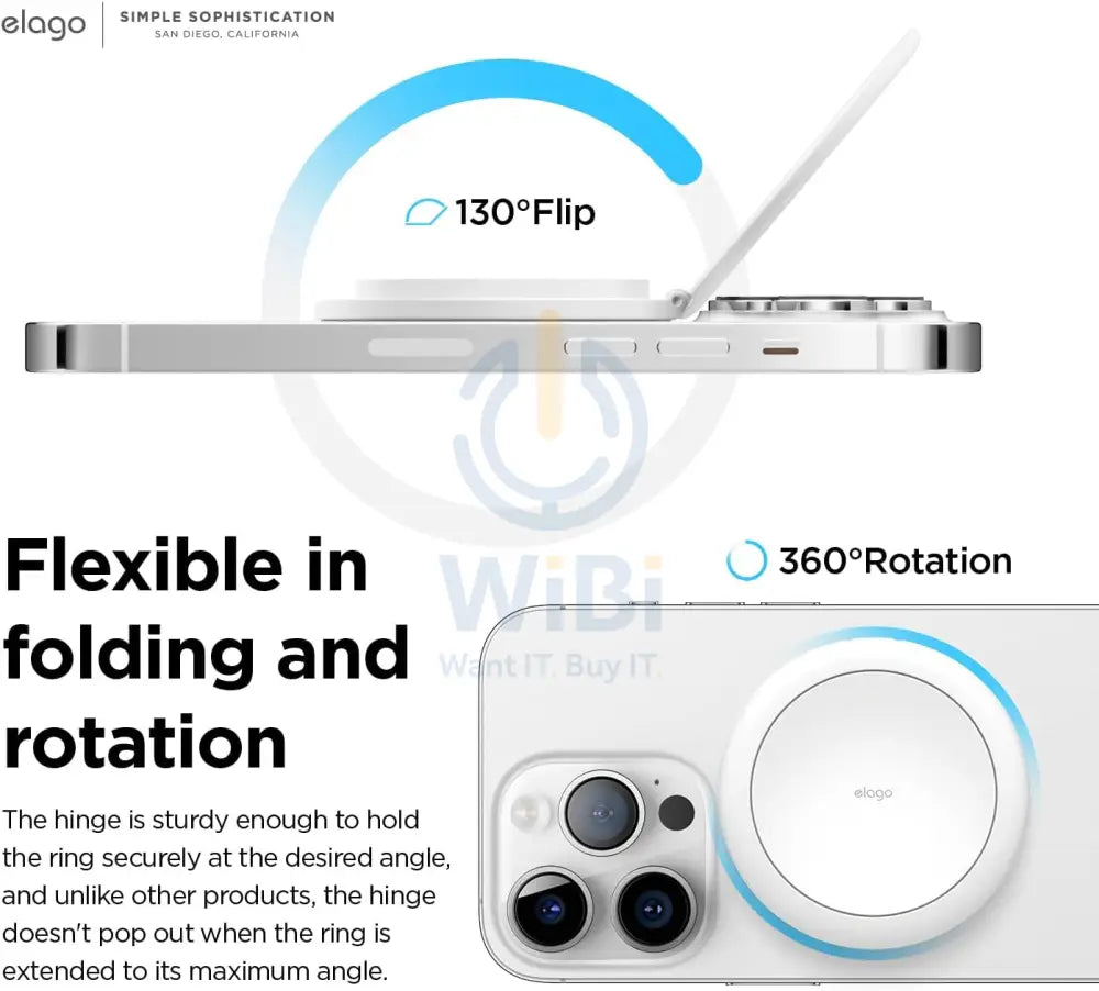 إلاجو ماج سيف حامل حلقةماج سيف - أبيض اكسسوارات  هواتف  تابلت  هواتف  هاتف / حوامل