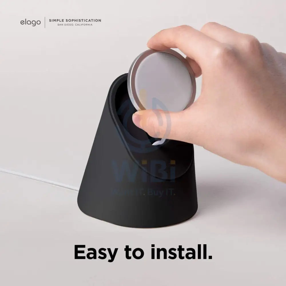 Elago MS1 Charging Stand for MagSafe - Black Accessories > Mobiles & Tablets > Mobiles > Mobile Holder / Stands