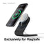 Elago MS3 Aluminum Charging Stand for MagSafe - Black Accessories > Mobiles & Tablets > Mobiles > Mobile Holder / Stands